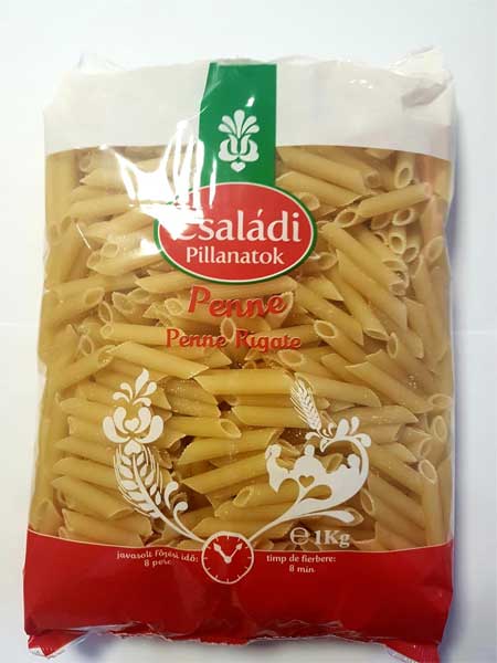 Băneasa – Paste Családi PENNE RIGATE – 1 kg.