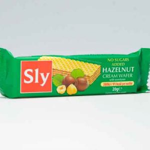 Sly Nutriția - Napolitană fără zahăr cu cremă de alune 20 gr.