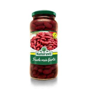 Naturavit – Fasole roșie fiartă 580 ml.