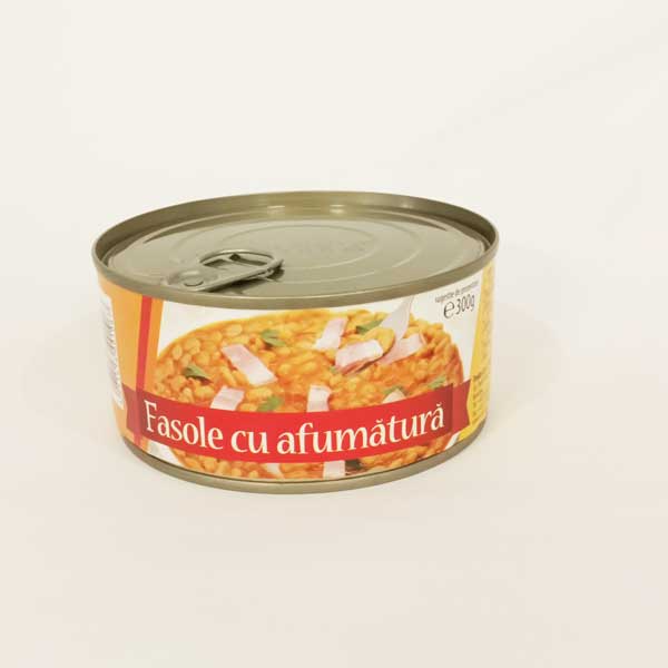 Vascar – Fasole cu afumătură Tomis 300 gr.