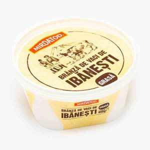 Mirdatod - Brânză proaspătă de vaci grasă de Ibănești 450 gr.