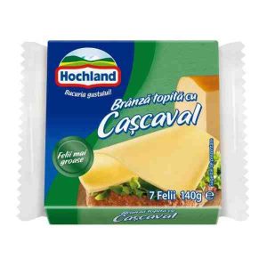 Hochland - Brânză topită cu cașcaval felii 140 gr.