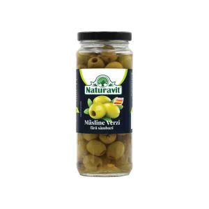 Naturavit – Măsline verzi fără sâmburi 340 gr.