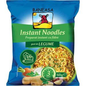 Băneasa - Noodles legume 60 gr.