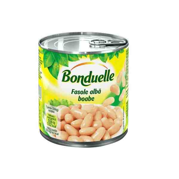 Bonduelle – Fasole boabe albă 800 gr.