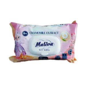 Maliva – Servețele umede cu mușețel 72 buc.