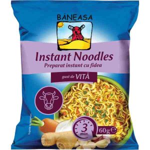 Băneasa – Noodles vită 60 gr.