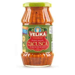 Velika - Zacuscă cu vinete și ardei copți 250 gr.