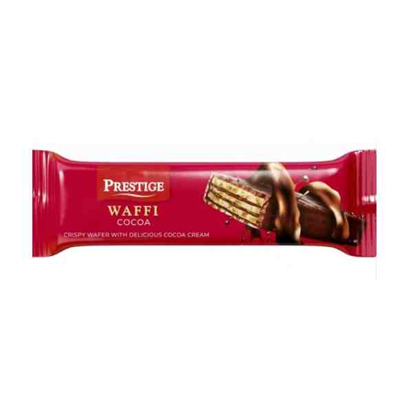 Prestige - Napolitane glazurate cu cremă de CACAO 23 gr.