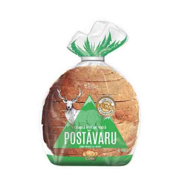 Vel Pitar - Pâine feliată cu cartofi Postăvaru 1 kg.