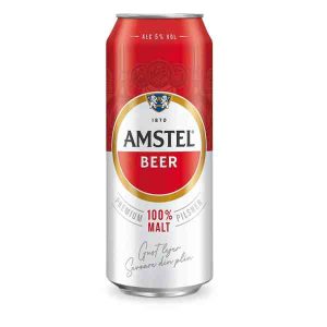 Amstel - Bere blondă doză 500 ml. SGR