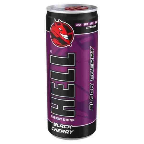 Hell - Energizant Energy Drink BLACK CHERRY 250 ml. SGR