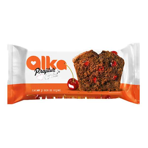 Alka - Prăjitura casei cu gem de vișine și cacao 350 gr.