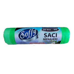 Oblio Com - Saci menaj cu șnur Soffy 60 l.