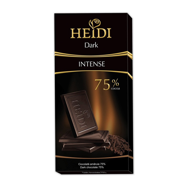 Heidi - Ciocolată amăruie Dark Intense 80 gr.