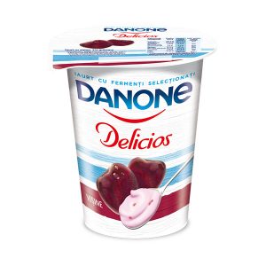 Danone - Iaurt Delicios vișine 400 gr., 2%