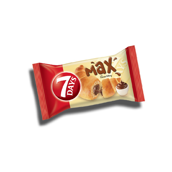 7Days - Croissant cu crema de cacao Max 85 gr.