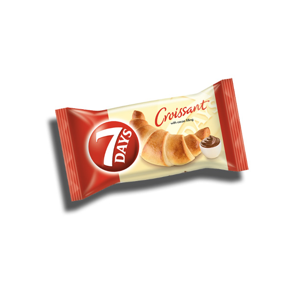 7Days - Croissant cu crema de cacao 65 gr.