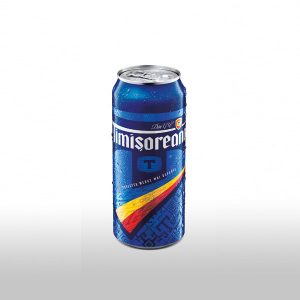 Timișoreana - Bere blondă doză 0,5 l. SGR