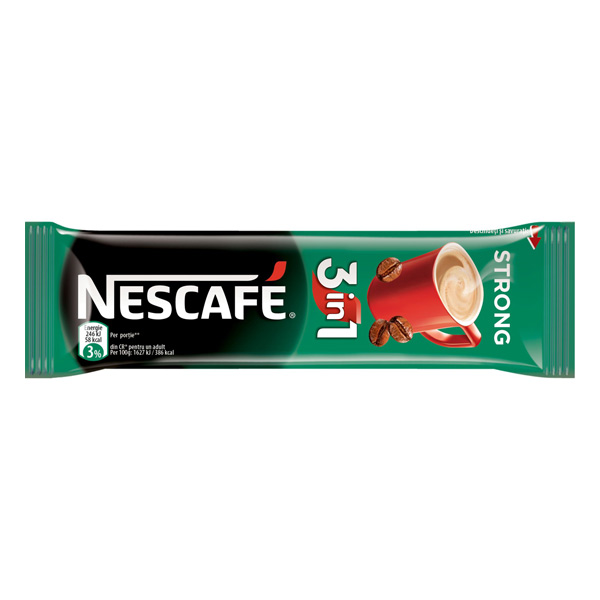 Nescafé - Cafea instant 3in1 Strong 15 gr.