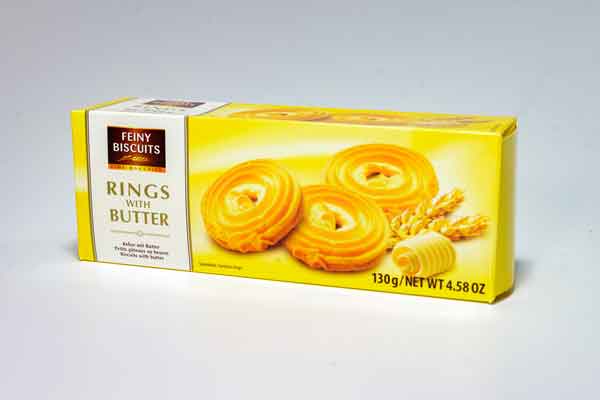 Gunz - Biscuiți cu unt Feiny Biscuits 130 gr.