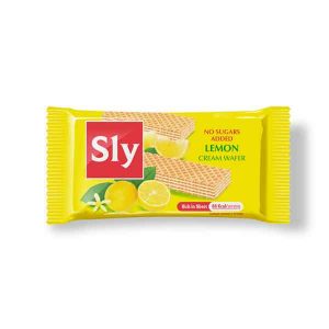 Sly Nutriția - Napolitană fără zahăr cu cremă de lămâie 40 gr.