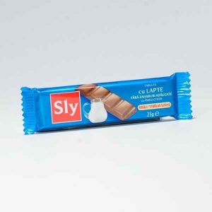 Sly Nutriția - Tabletă cu lapte fără zahăr 25 gr.
