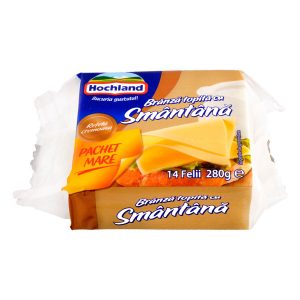 Hochland - Brânză topită felii cu smântână 280 gr.