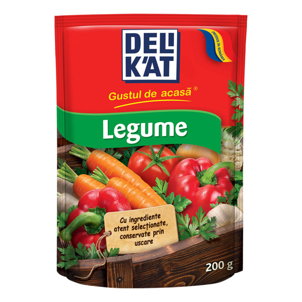 Delikat - Bază pentru mâncăruri cu gust de legume 200 gr.