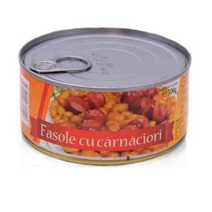 Vascar – Fasole cu cârnăciori Tomis 300 gr.