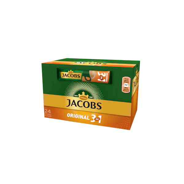 Jacobs - Cafea instant 3 in 1 Original 24 x 15,2 gr.