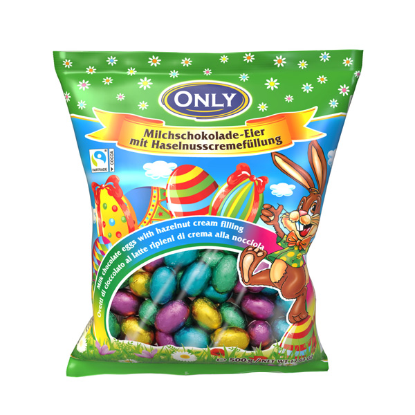 Gunz - Ouă mici de ciocolată cu cremă alune 500 gr.