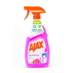 Ajax – Pistol soluție geam Floral Fiesta Flowers Bouquet Pink 500 ml.
