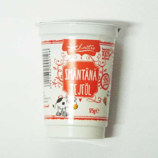 Lactis - Smântână 20% grăsime 175 gr.