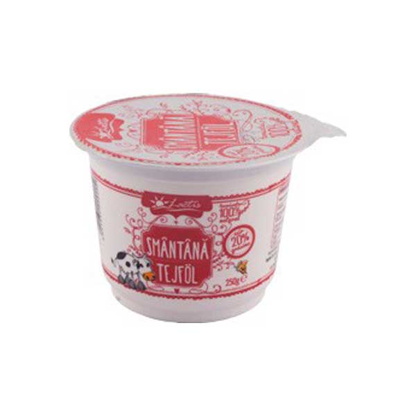 Lactis - Smântână 20% grăsime 250 gr.