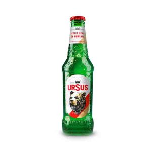 Ursus - Bere blondă pasteurizată Premium 330 ml. SGR