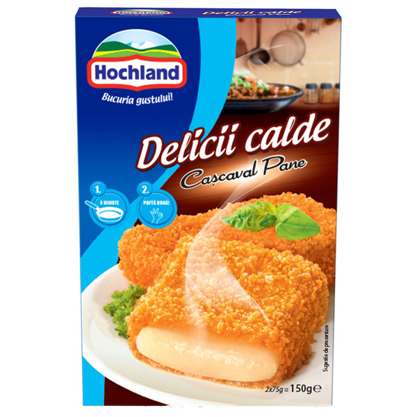 Hochland - Cașcaval pane 150 gr.