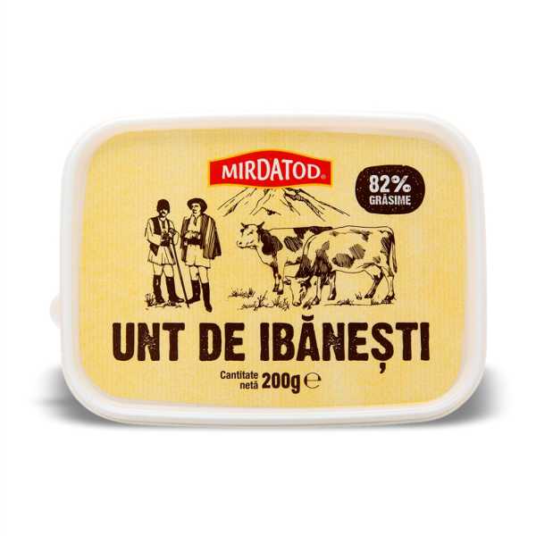 Mirdatod - Unt de Ibănești 82%, 200 gr.