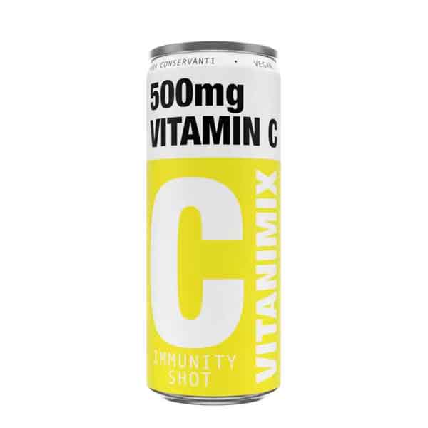 Merlin’s Beverages – Băutură răcoritoare carbogazoasă Vitanimix Vitamin C 250 ml.