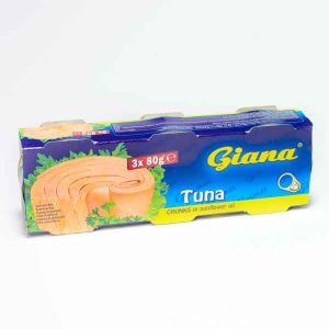 Giana - Ton bucăți în ulei vegetal 3x80 gr.