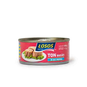 Losos – Ton bucăți în suc propriu 160 gr.