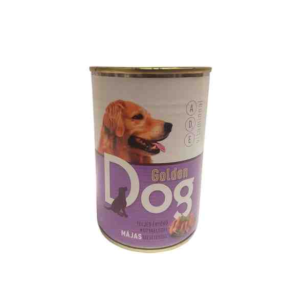 Golden Dog - Hrană umedă pentru câini cu ficat 415 gr.