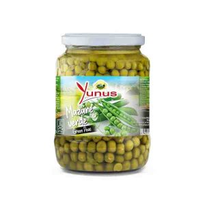 Yunus – Mazăre verde borcan 720 ml.