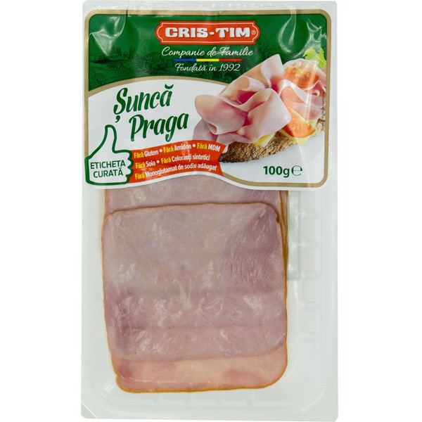 Cris-Tim - Șuncă Praga 100 gr.